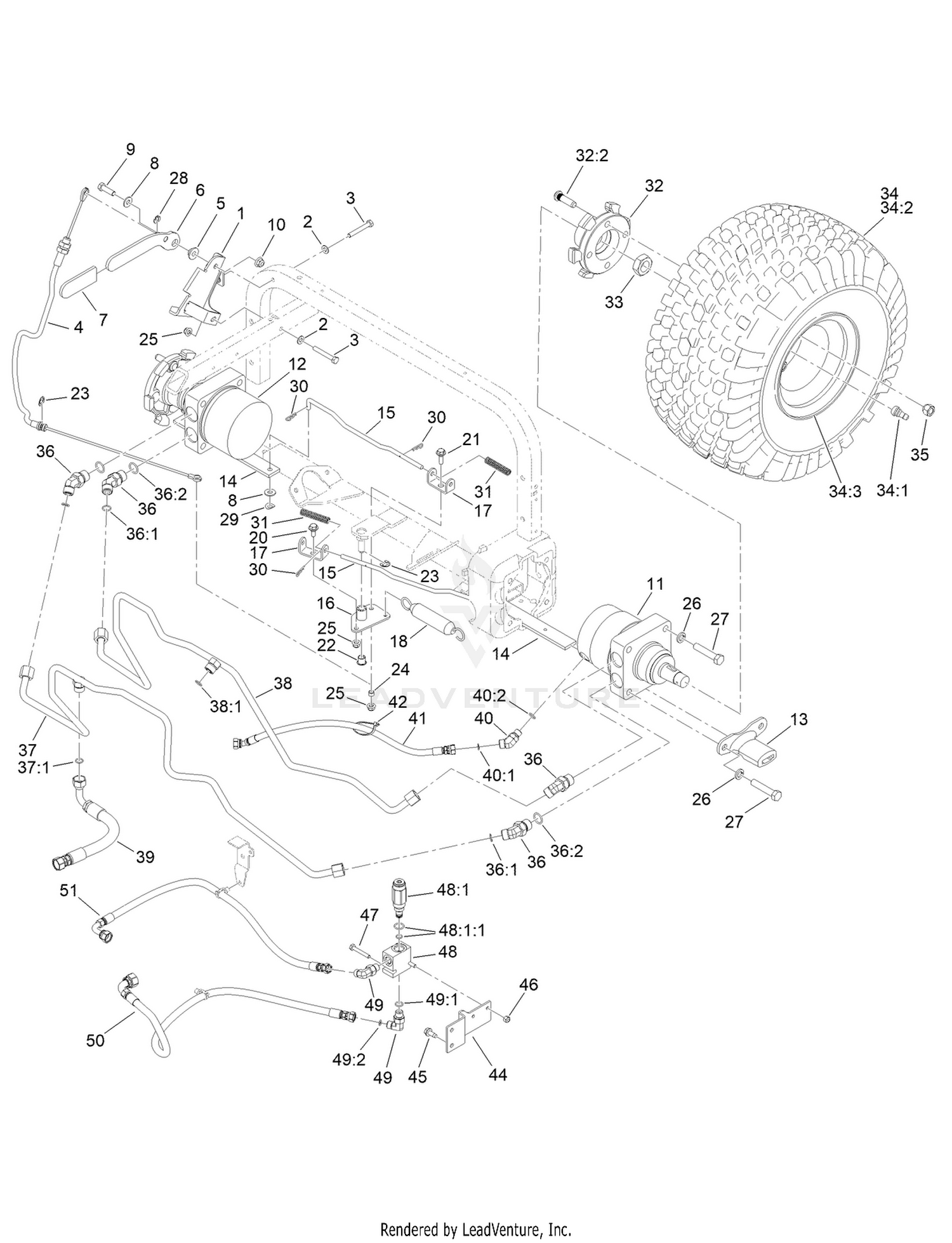 Rear Wheel Assembly
