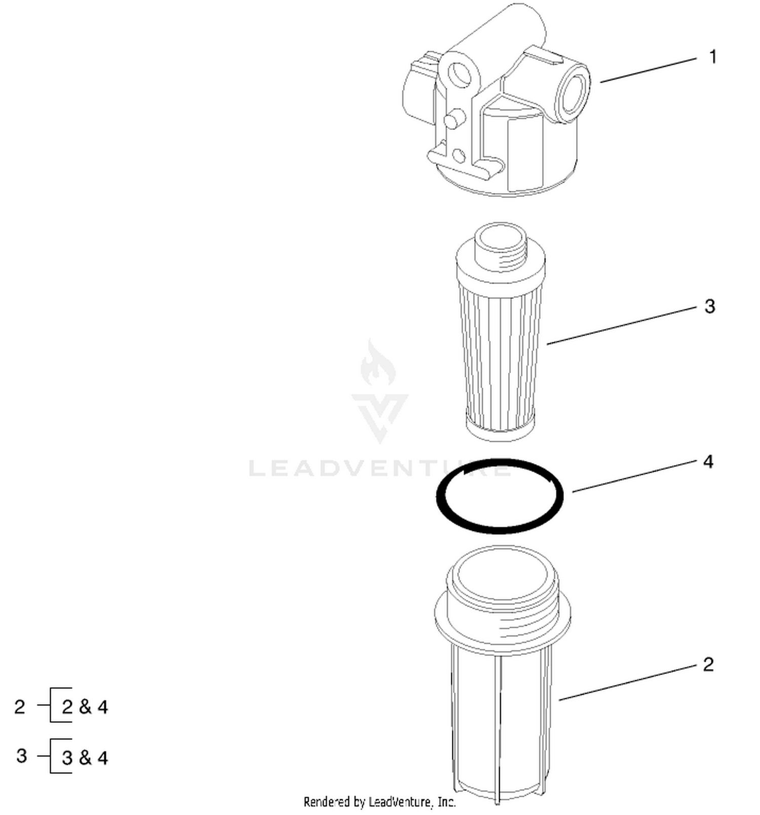 Fuel Filter Assembly No. 99-8351