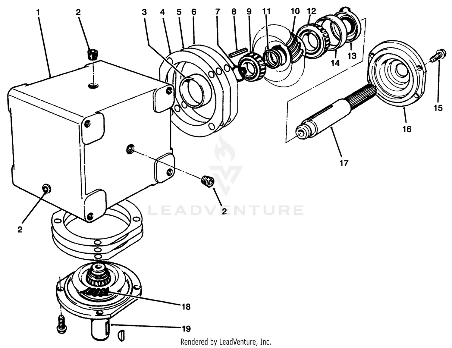 Gear Box Assembly No. 68-6810