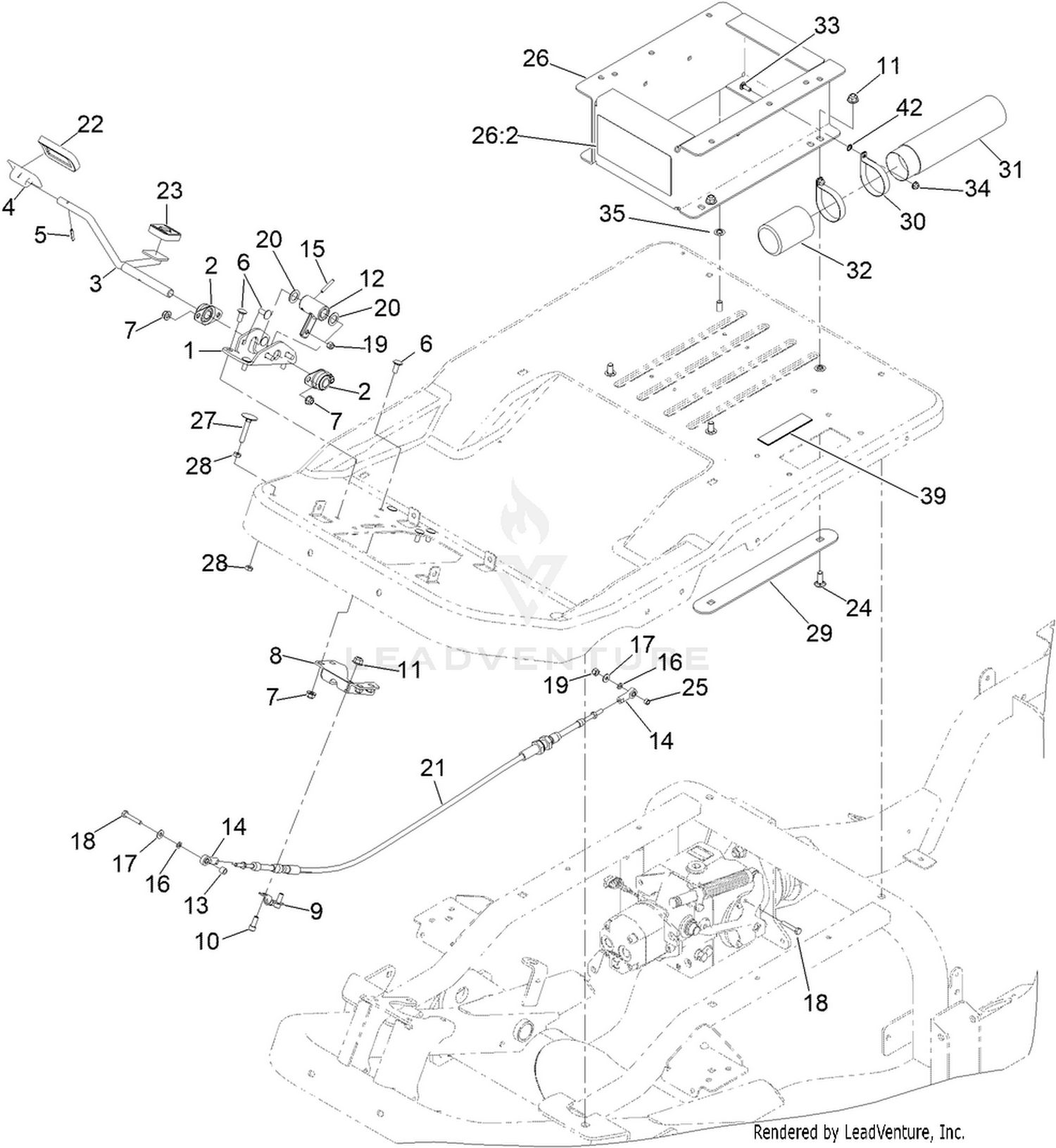 Traction Pedal Assembly
