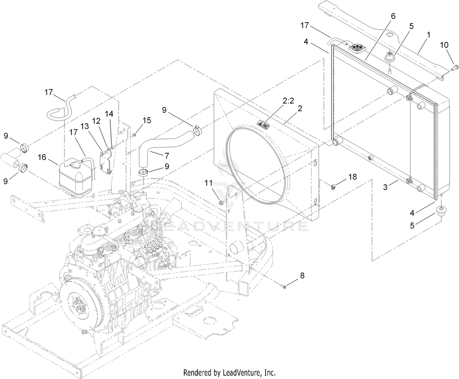 Radiator Component Assembly