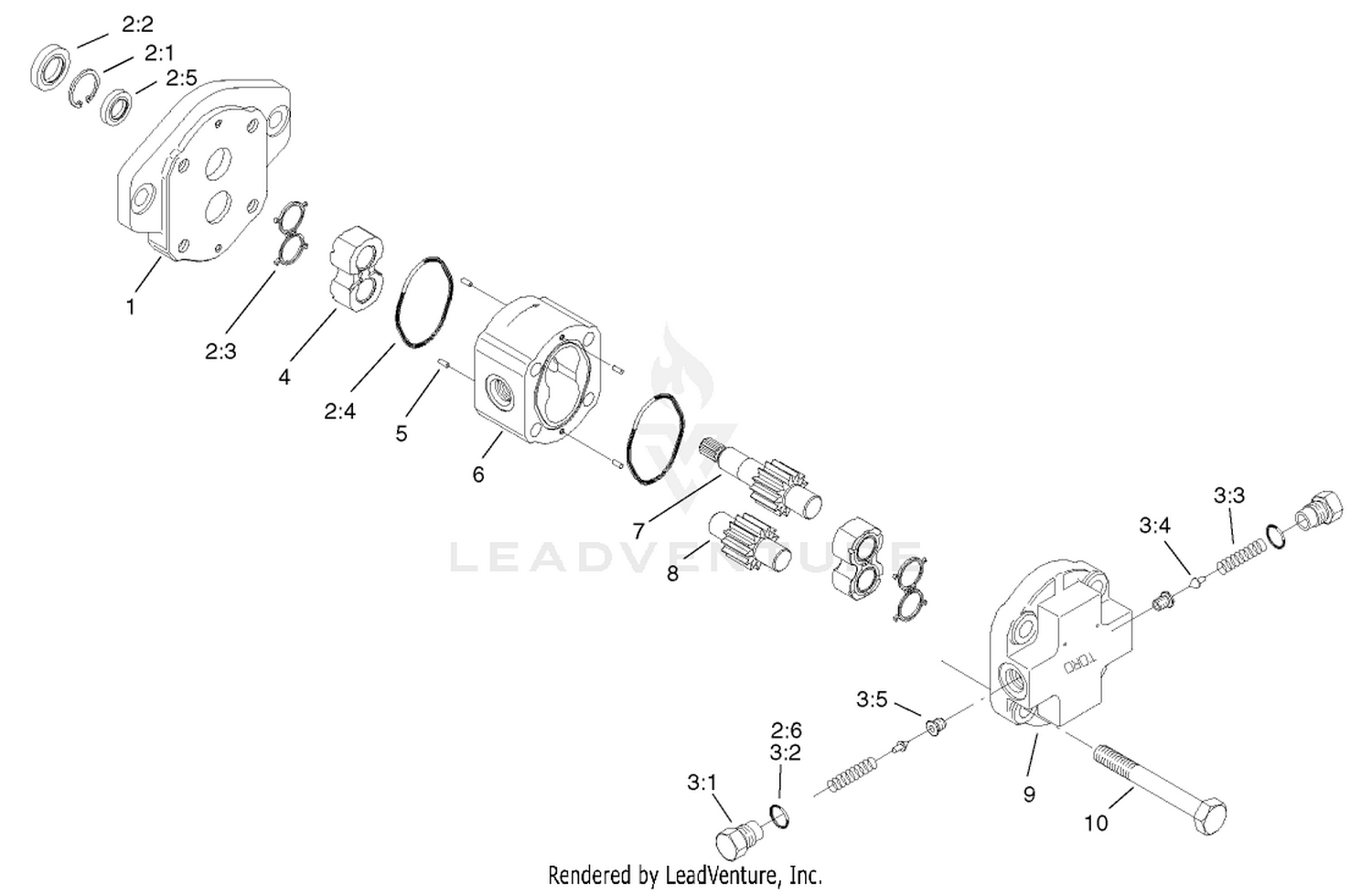 Hydraulic Motor Assembly No. 105-9820
