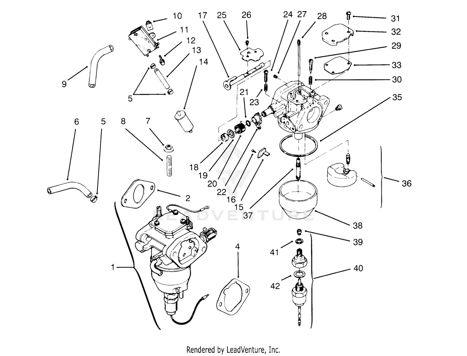 Fuel System (kohler Engine Cv16s-Ps61514)