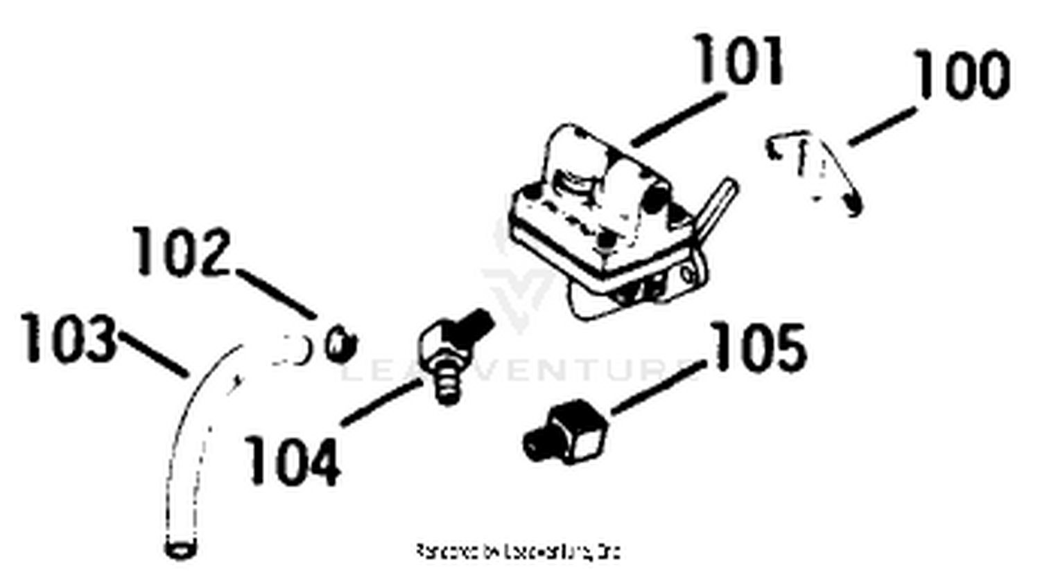 Fuel Pump-Engine Kohler Model No. K532s-Spec. 53169