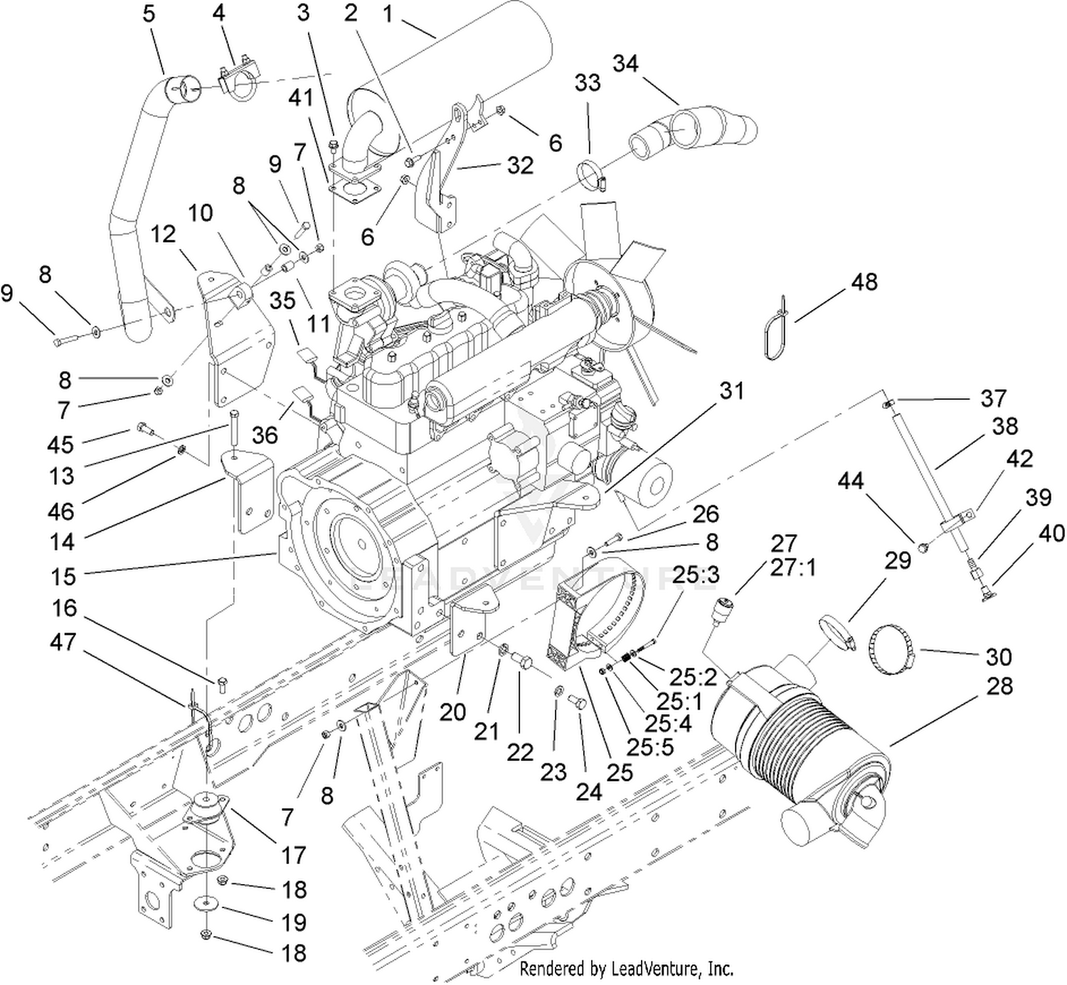 Engine Installation Assembly