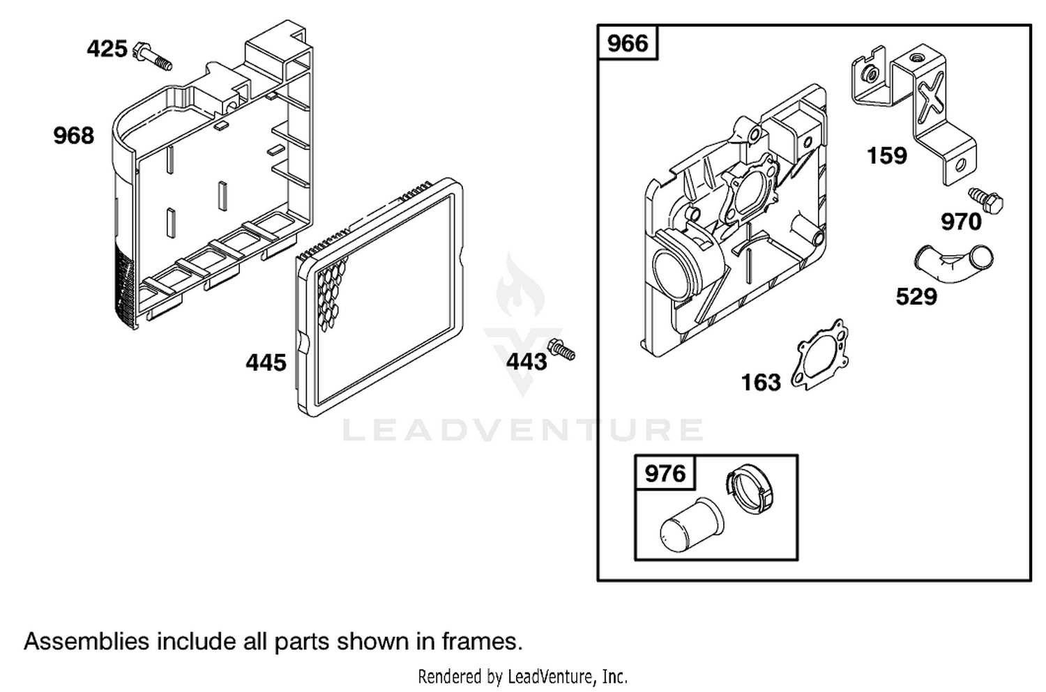 Engine Briggs  Stratton Model 12h802-1776-B1 5
