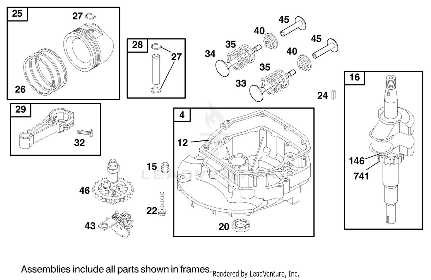 Engine Briggs  Stratton Model 12h802-1767-E1 2