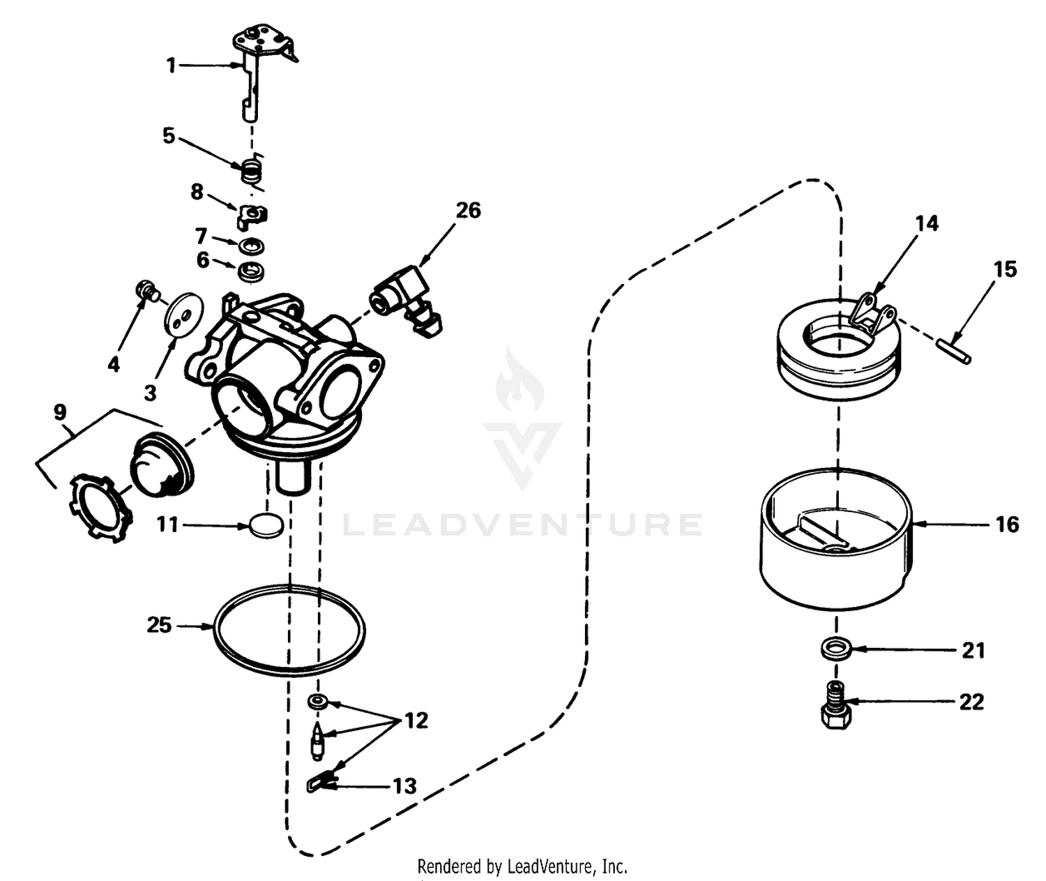 Carburetor No. 632050