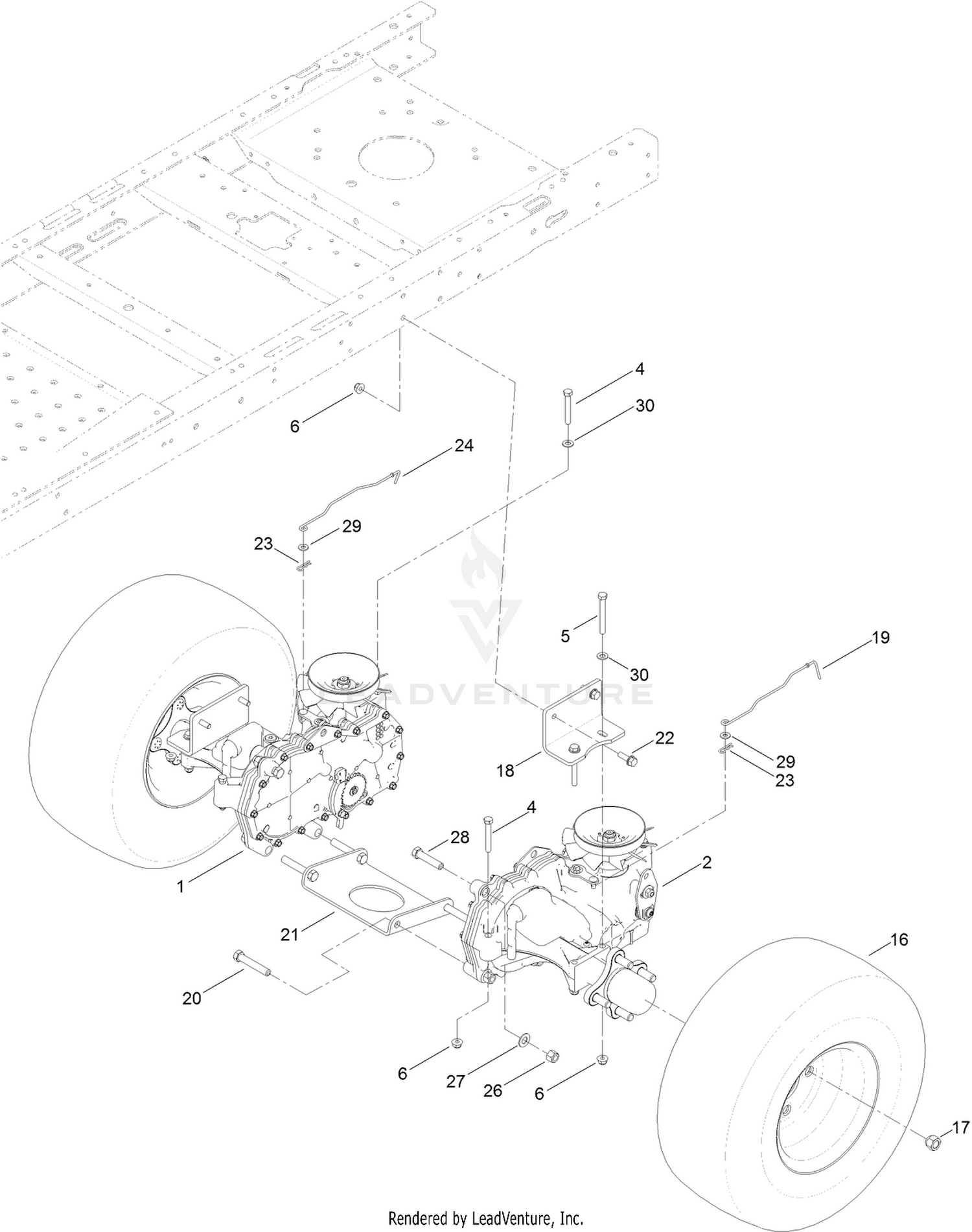 Hydro Transaxle Assembly