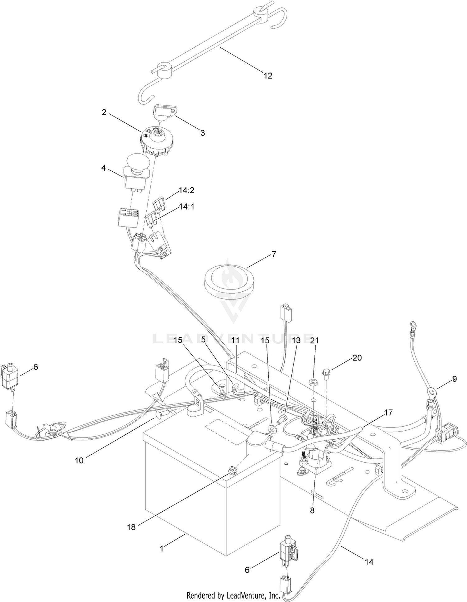 Battery and Electrical Assembly