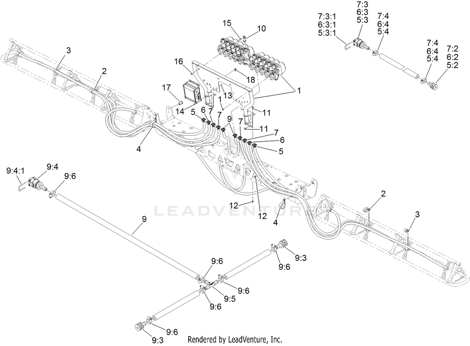 GPS Valve Mount and Hose Assembly
