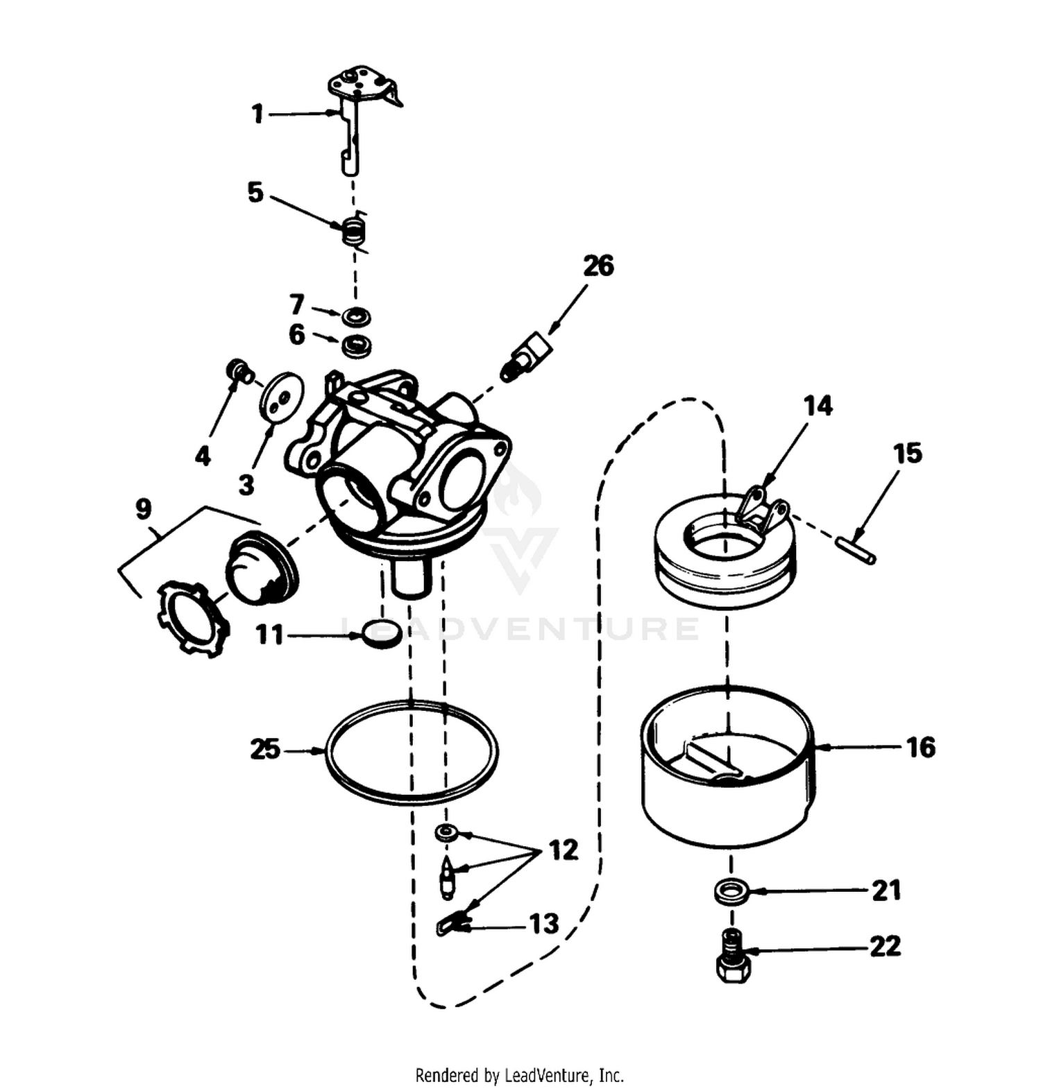 Carburetor No. 632098
