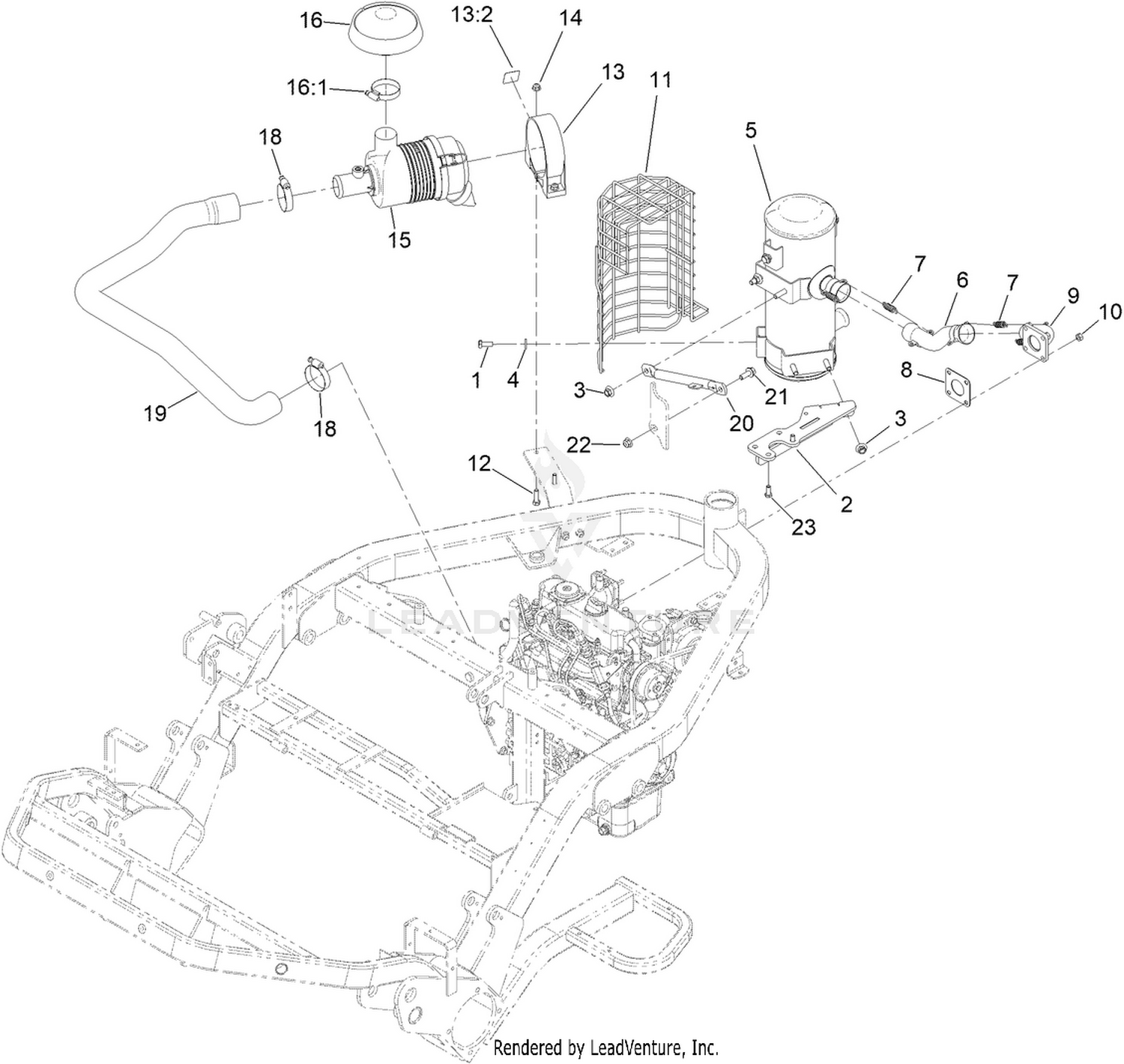 Intake and Exhaust Assembly