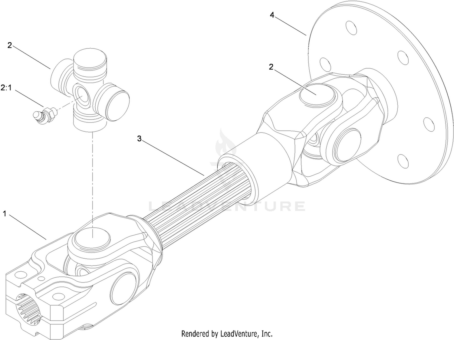 Driveshaft Assembly No. 108-1641