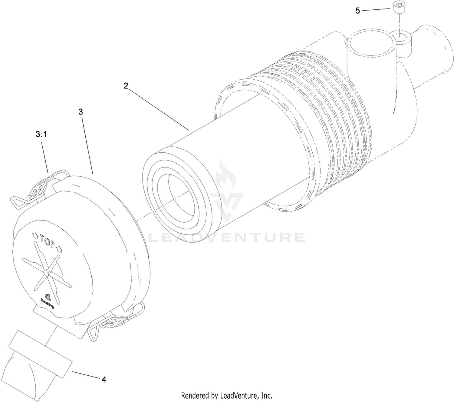 Air Cleaner Assembly No. 95-5805