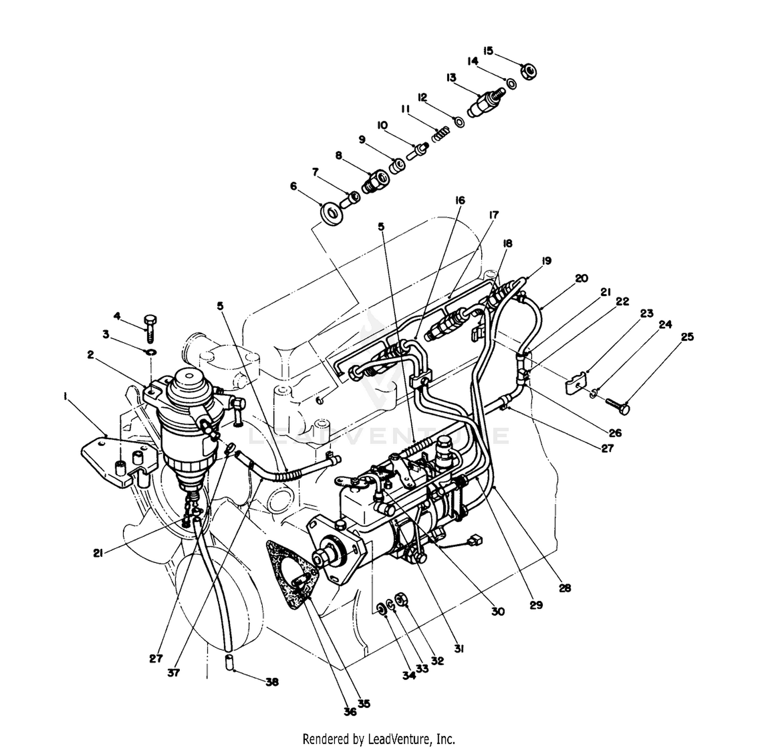 Fuel System Injection Pump  Nozzle Components