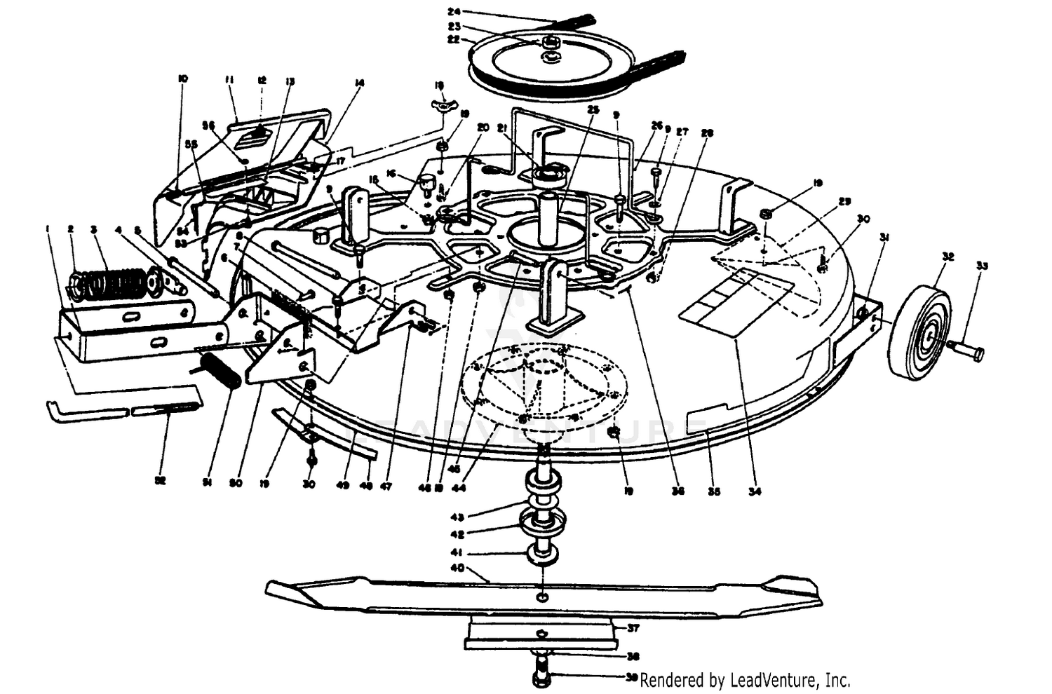 Mower Assembly-Recycler