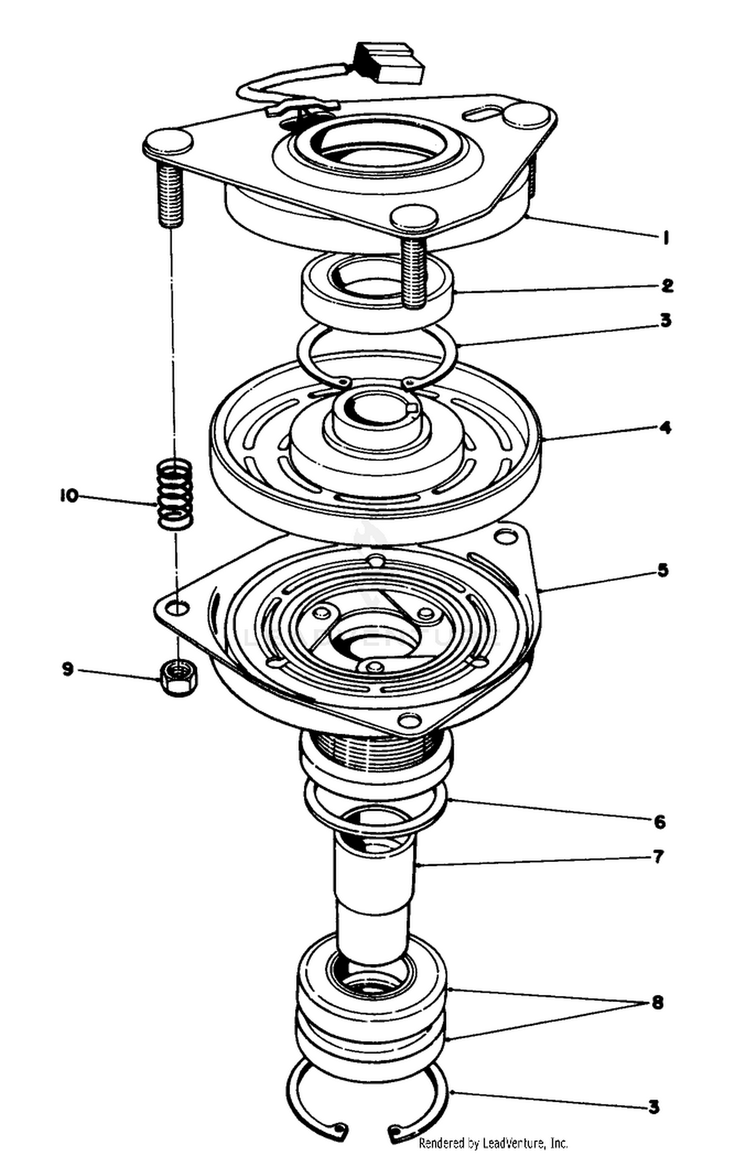 Electric Clutch Assembly No. 70-8020
