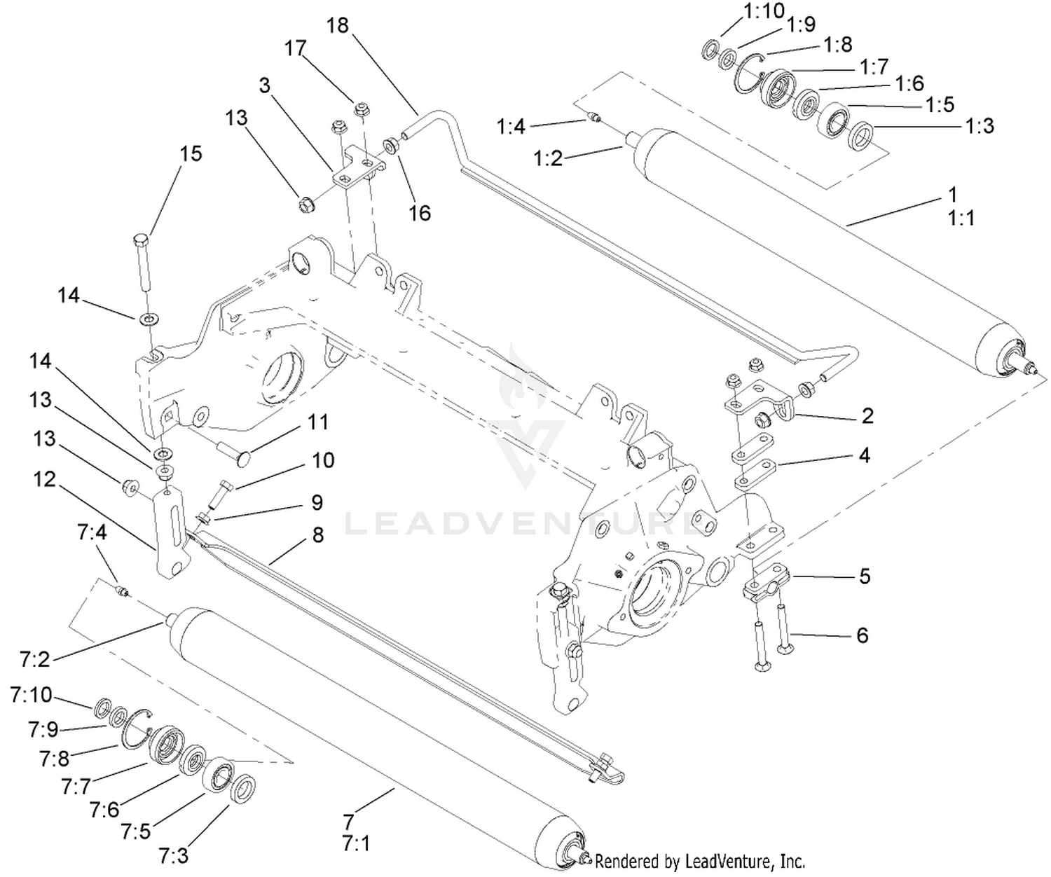Roller and Scraper Assembly