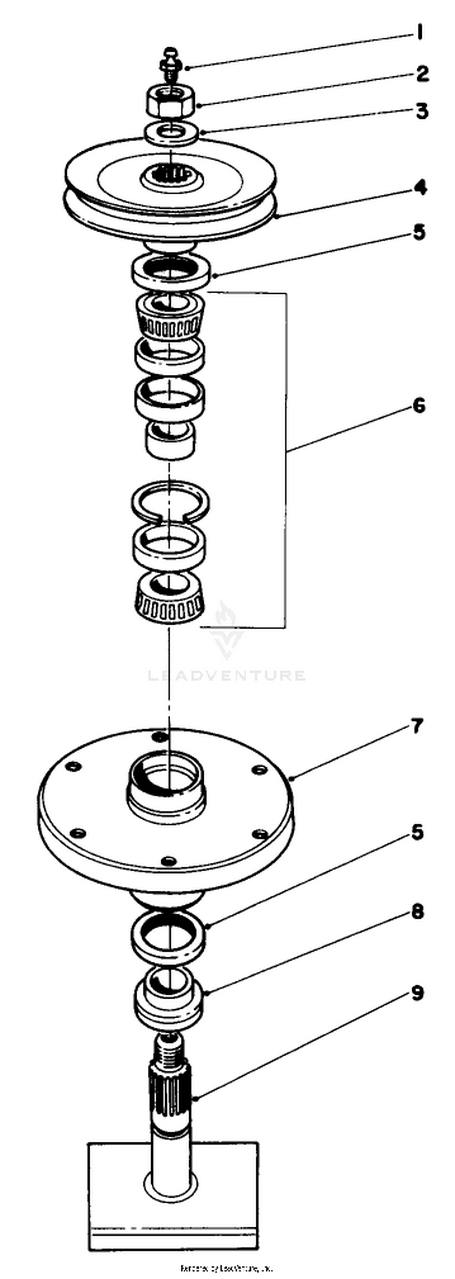 Drive Spindle No. 27-0870