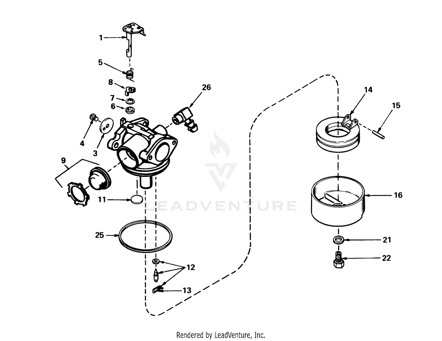 Carburetor No. 632050