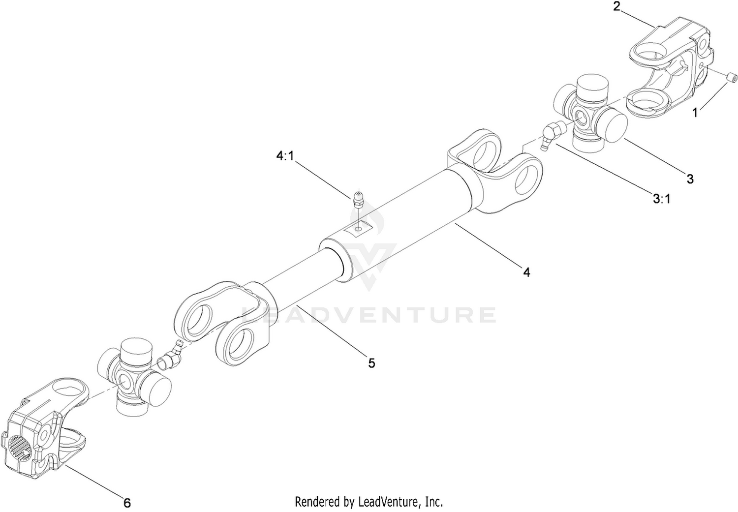 Drive Shaft Assembly No. 119-6040