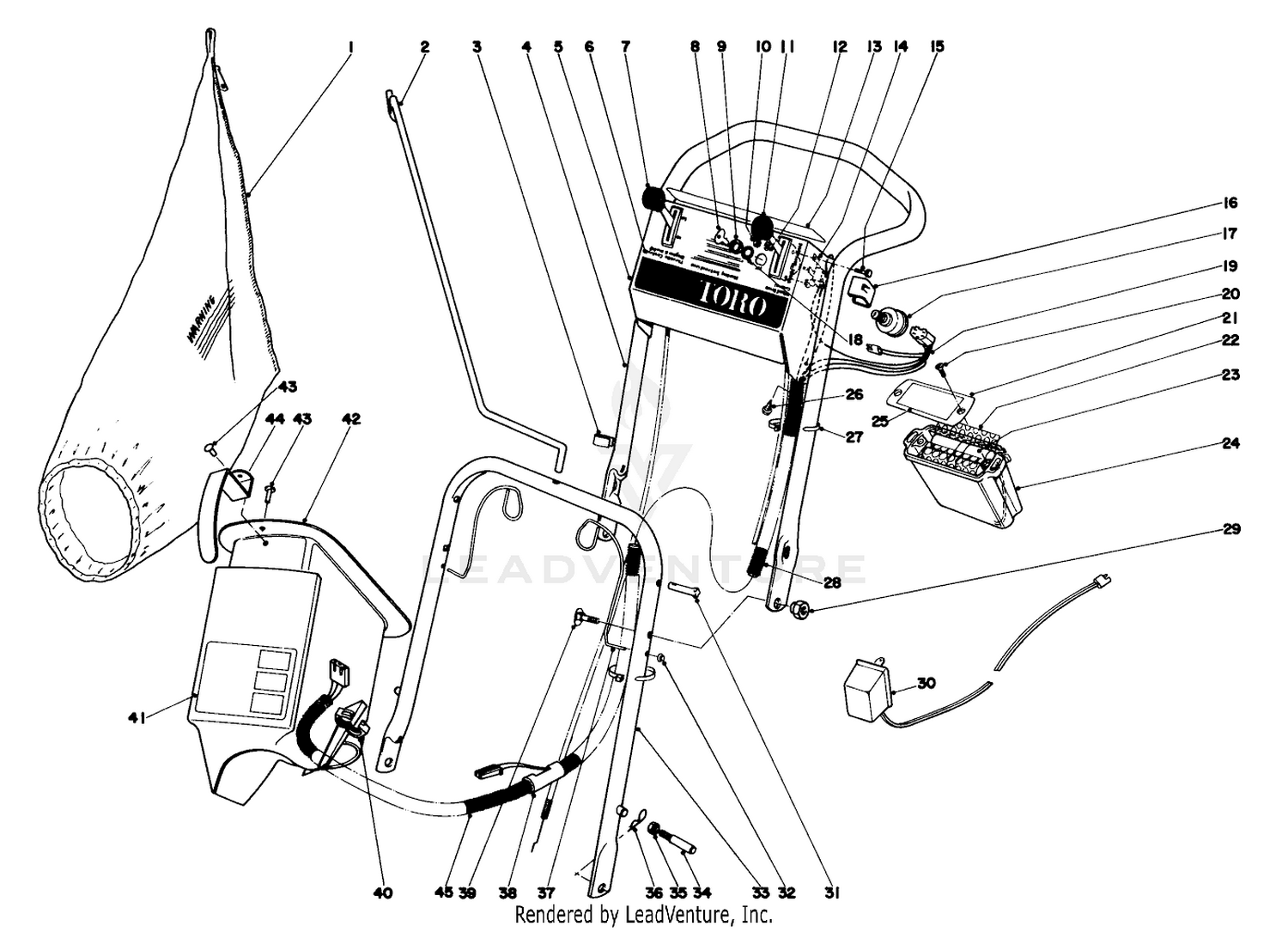 Handle Assembly Model No. 21711