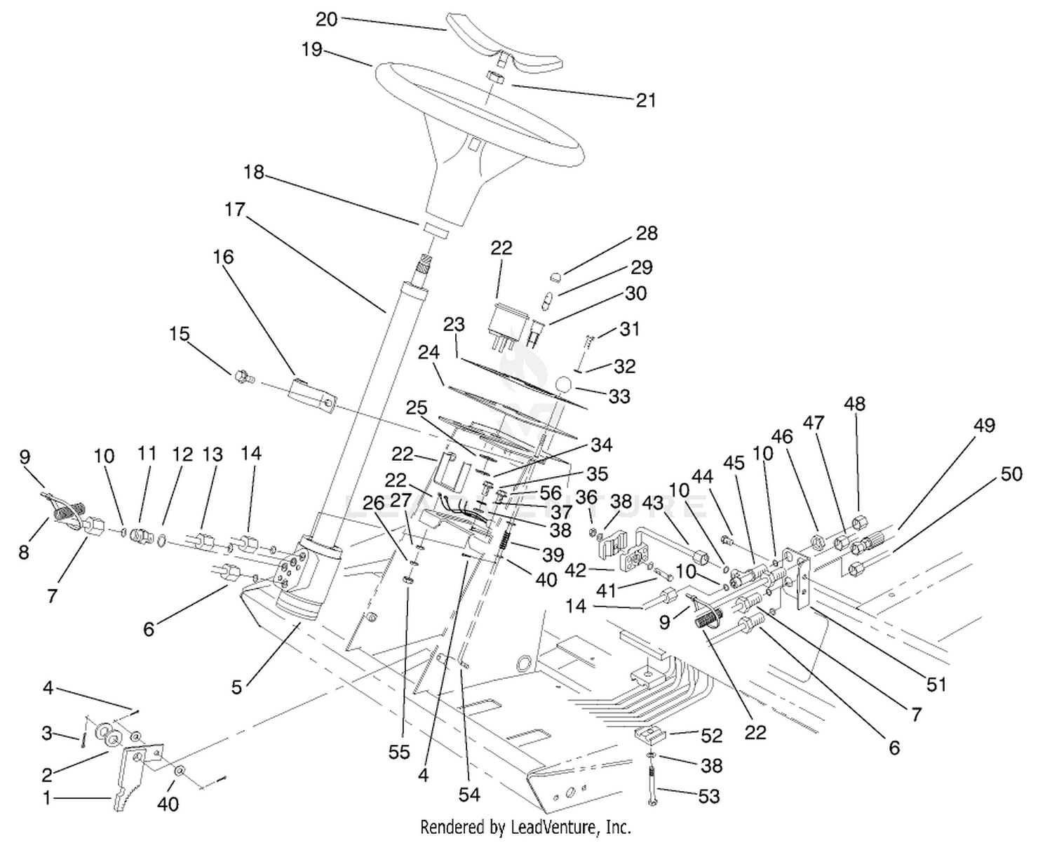 Steering Tower Assembly