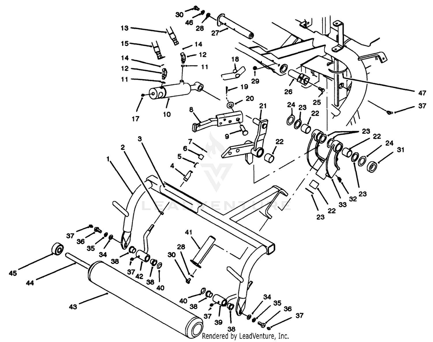 Pull Frame Assembly Rear