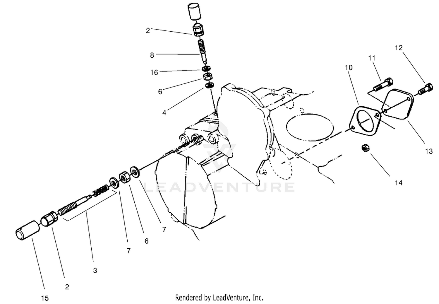 Engine Stop Lever Assembly