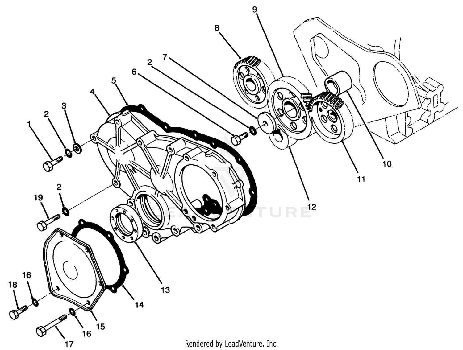 Timing Gear Case Assembly