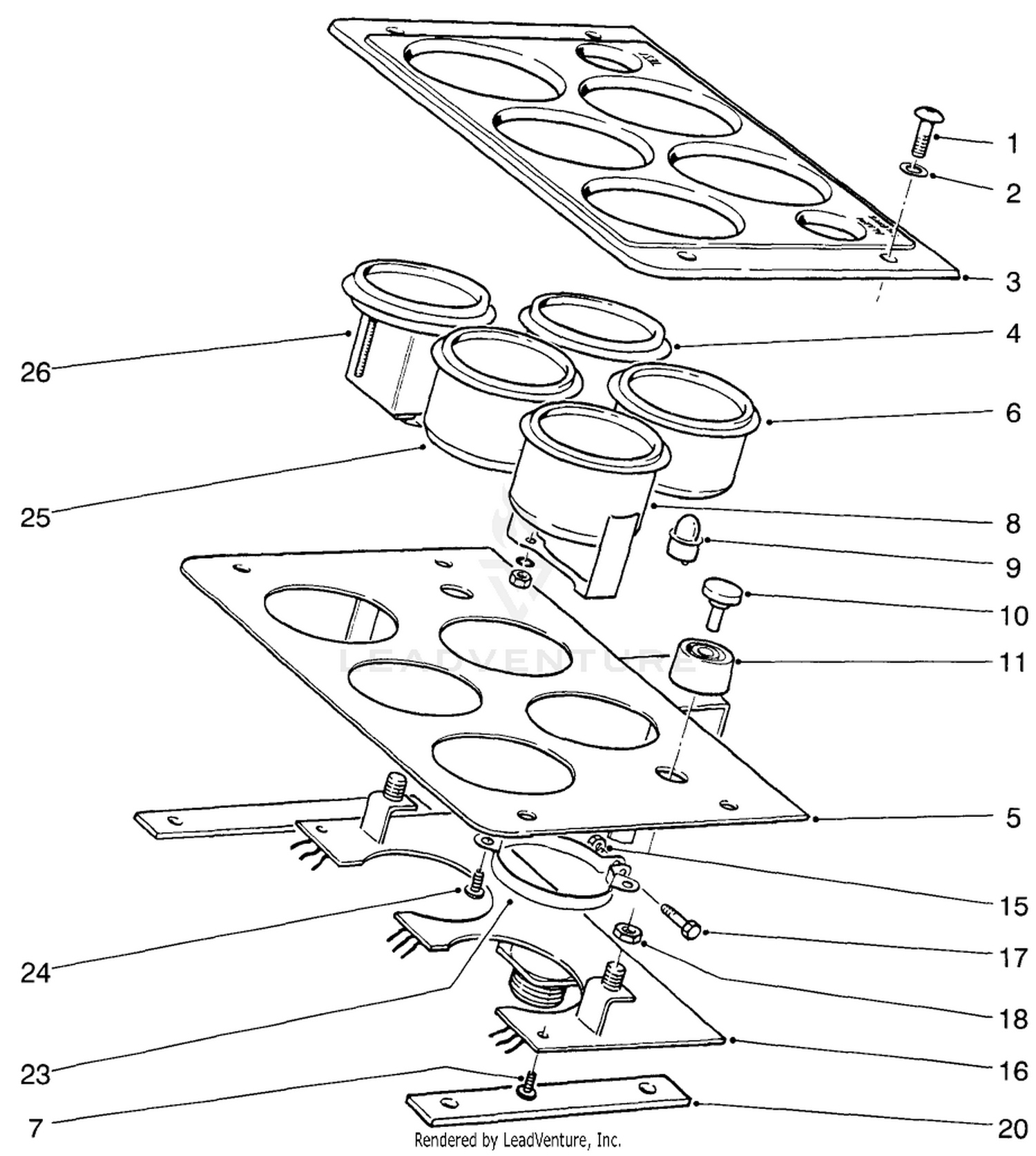 Upper Control Panel Assembly
