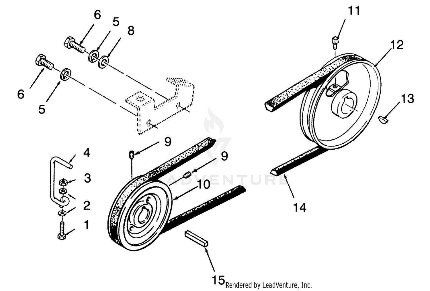 Drive Belt And Pulleys