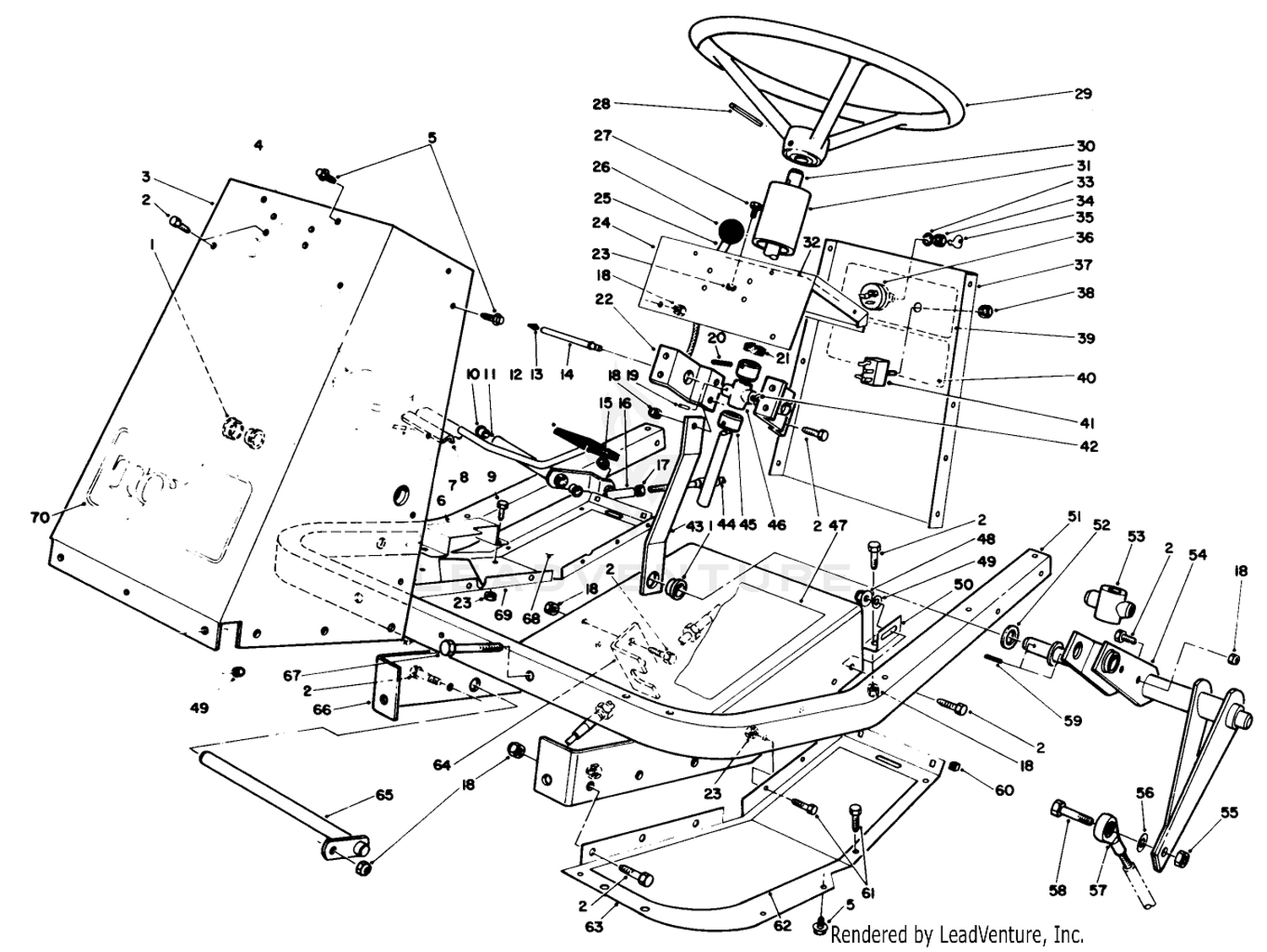 Frame  Steering Assembly