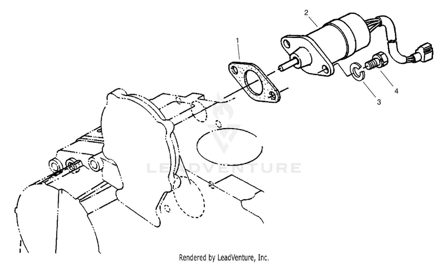 Stop Solenoid and Fuel Pump Assembly
