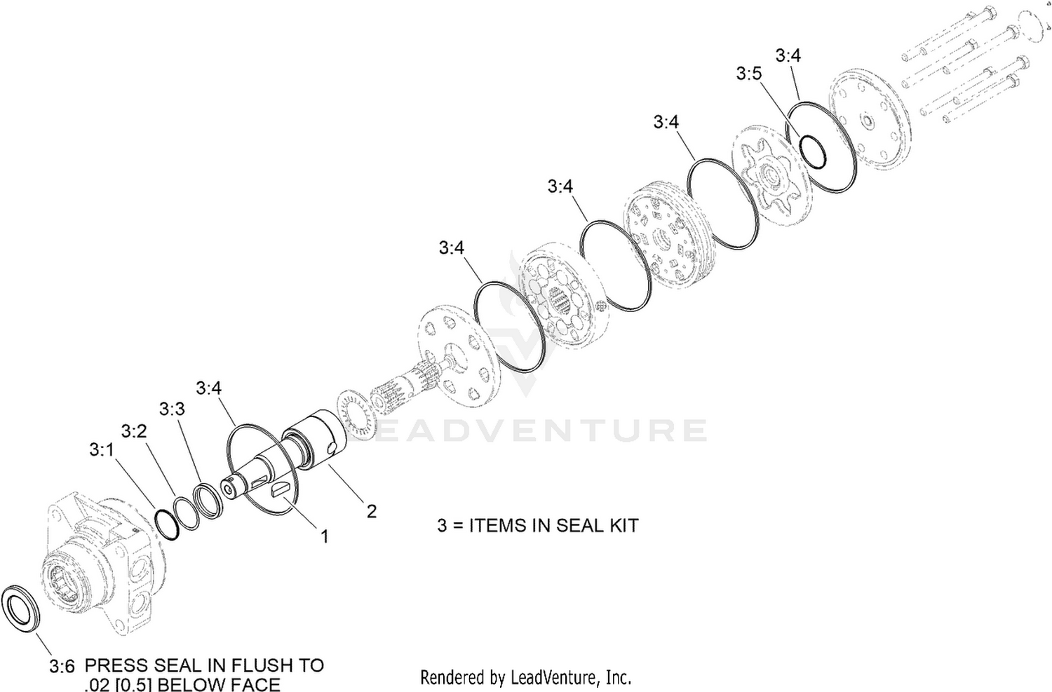Hydraulic Motor Assembly No. 110-8786