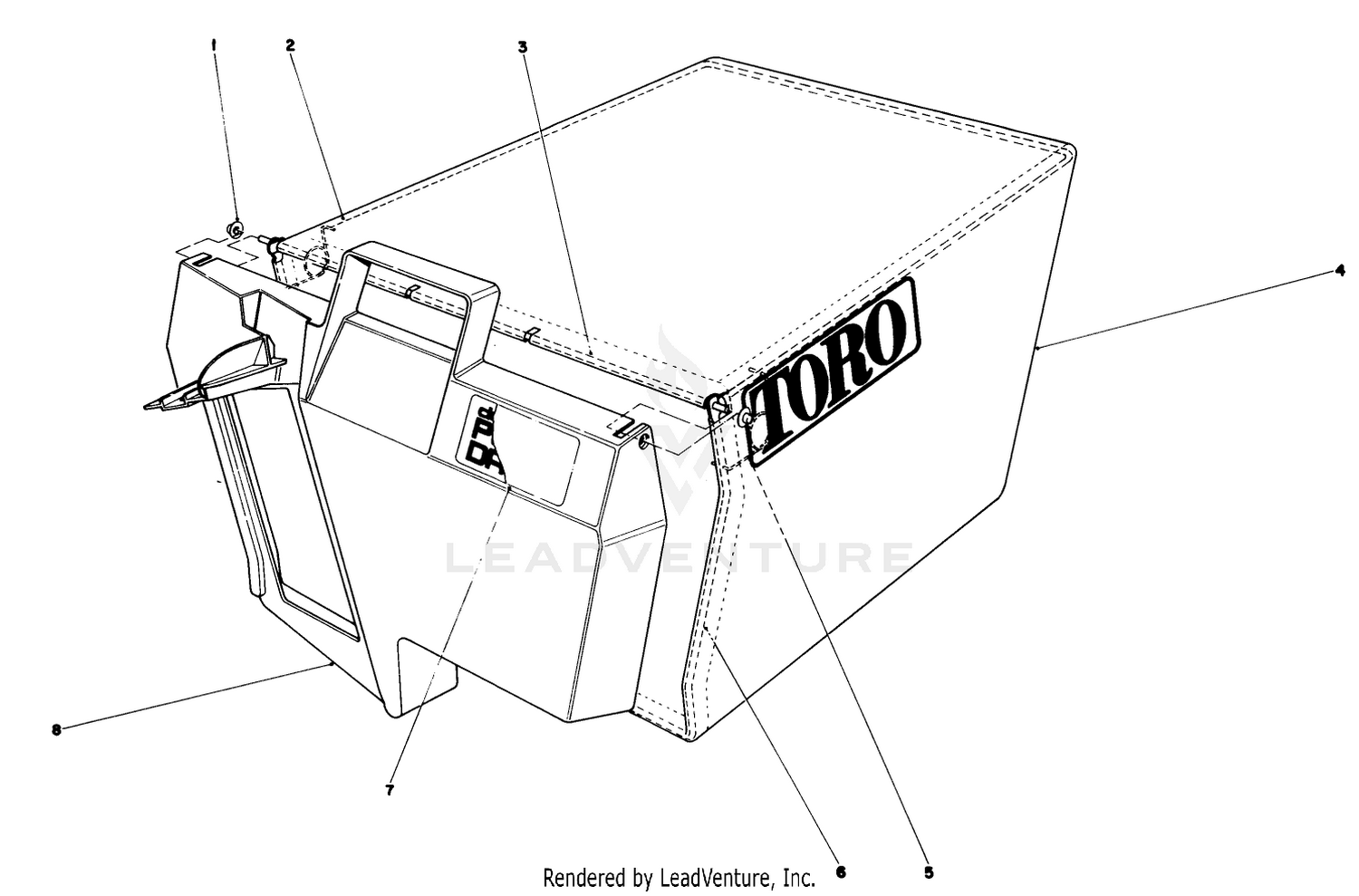 Grass Bag Assembly No. 11-0189