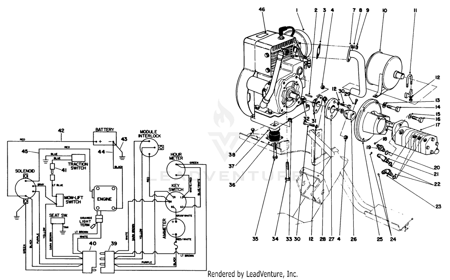 Engine And Wiring Diagram