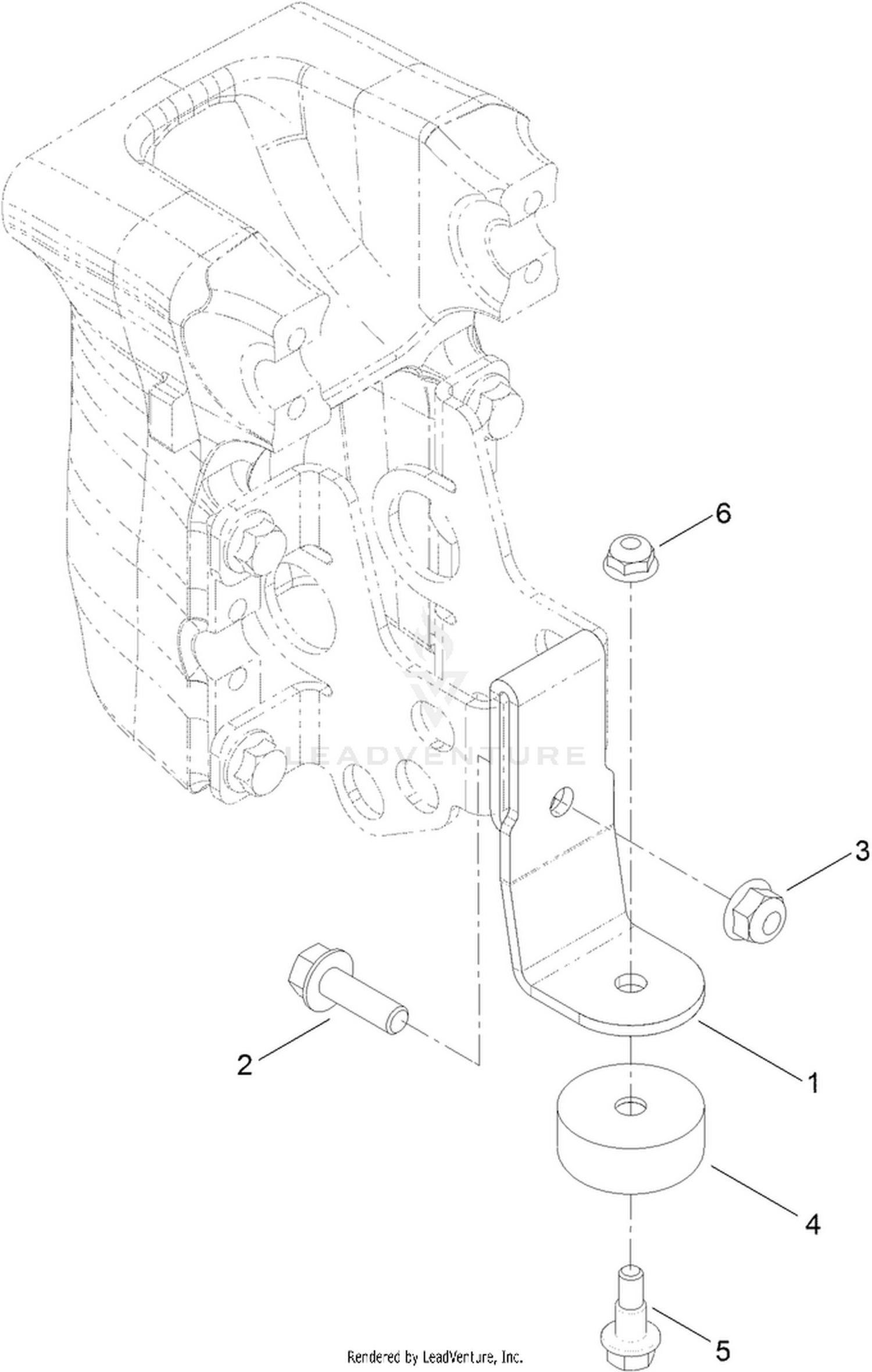Rear Roller Stop Kit Assembly No. 133-0311