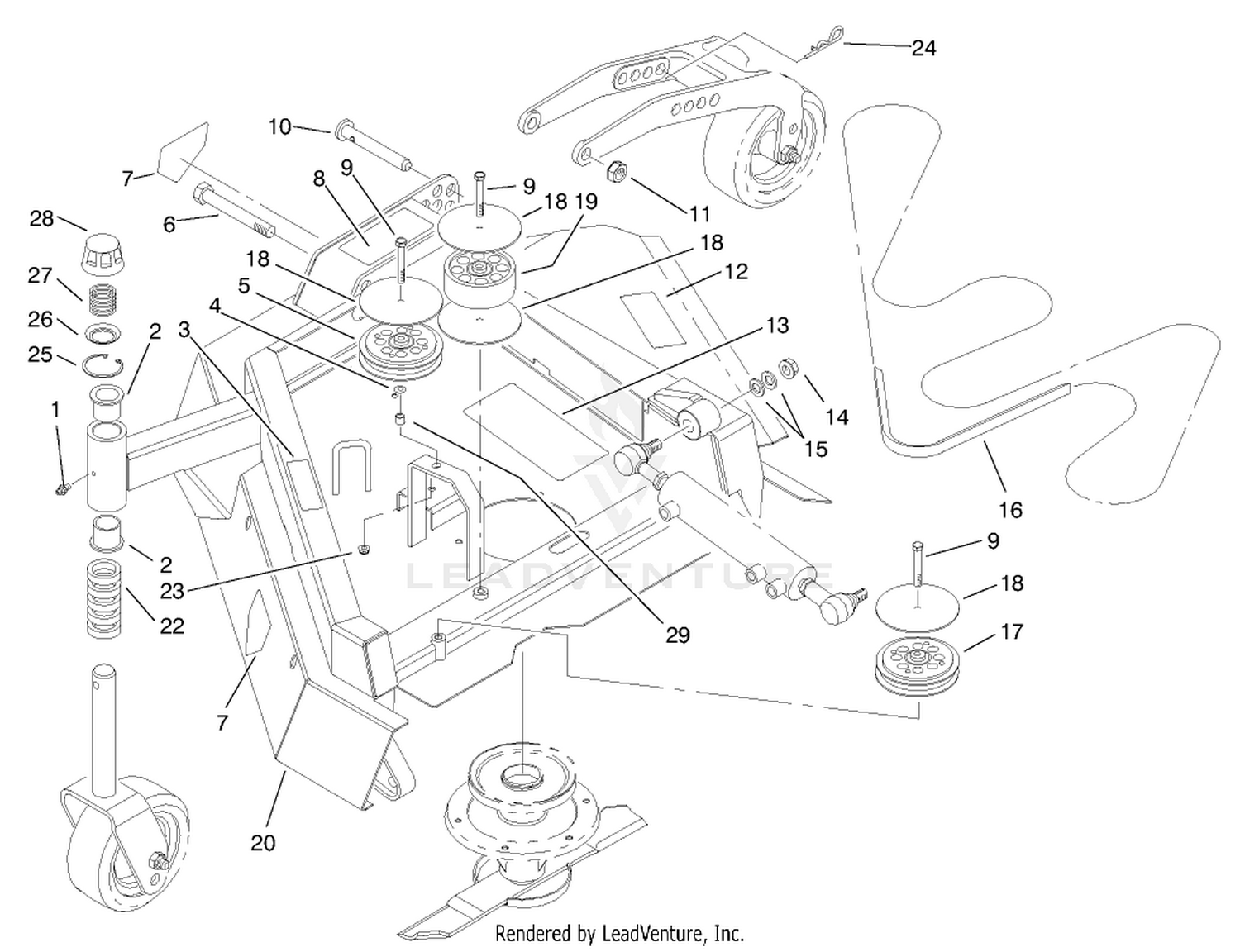 Wing Deck Assembly-R.h.