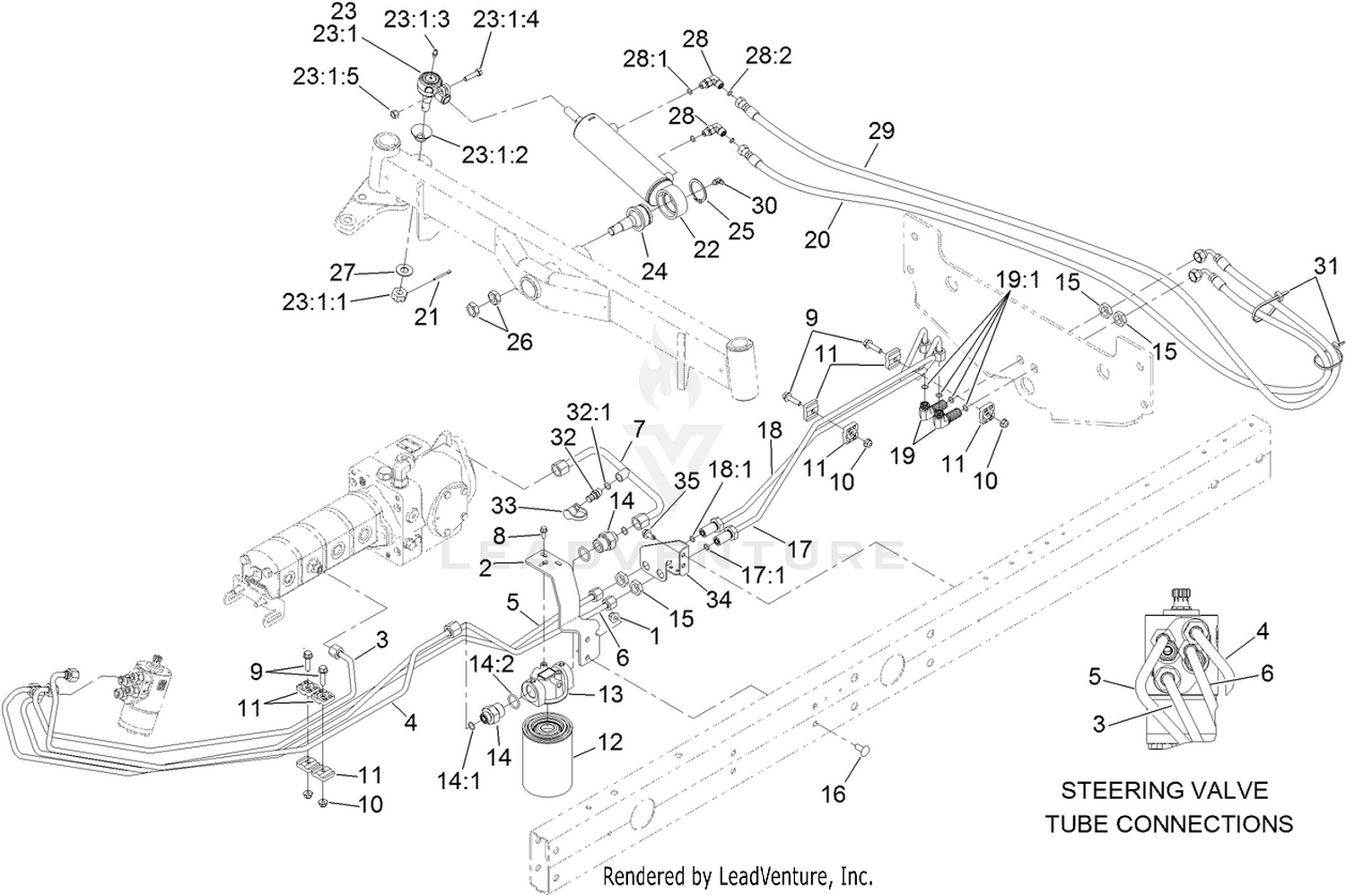 Steering Hydraulic Assembly