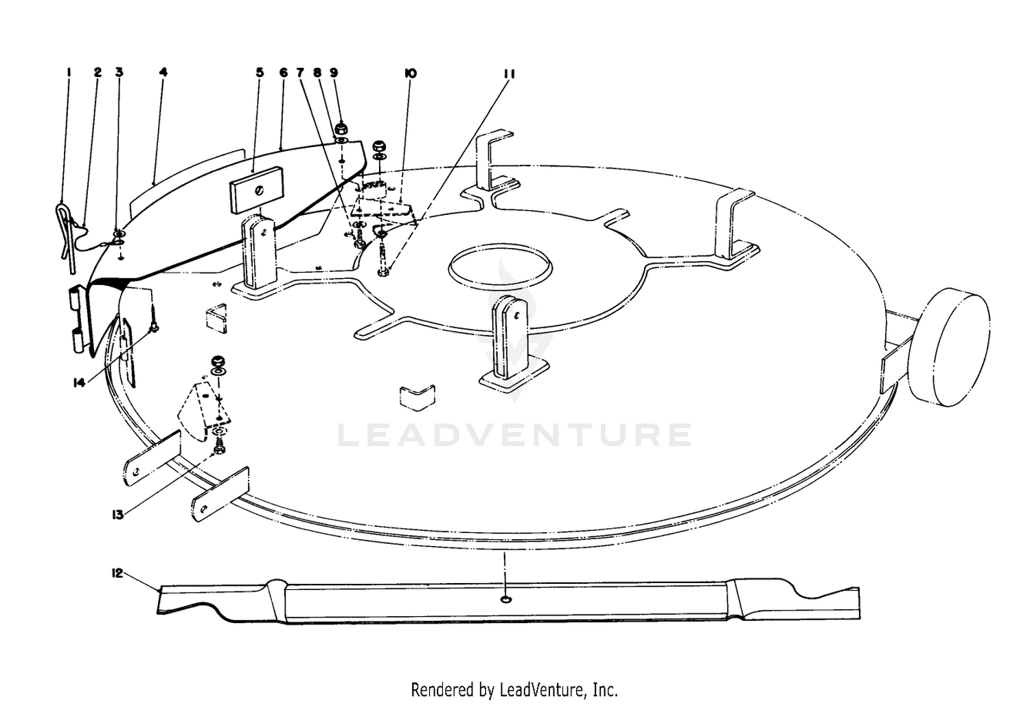 Mulcher Kit Model No. 59155 (optional)