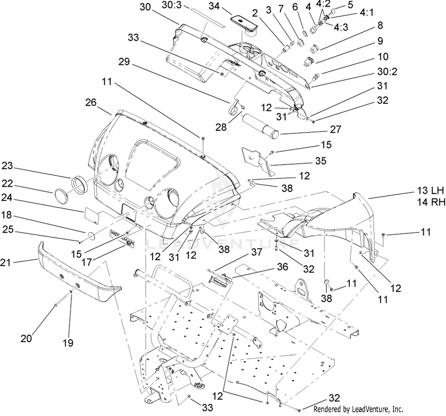 Hood and Fender Assembly