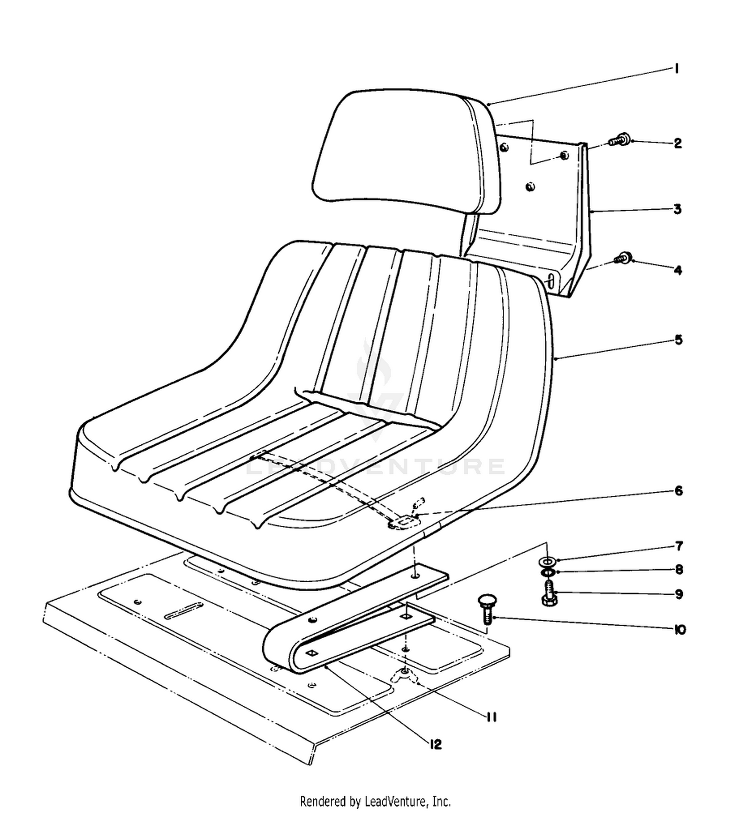 Standard Seat Kit Model No. 30746 (optional)