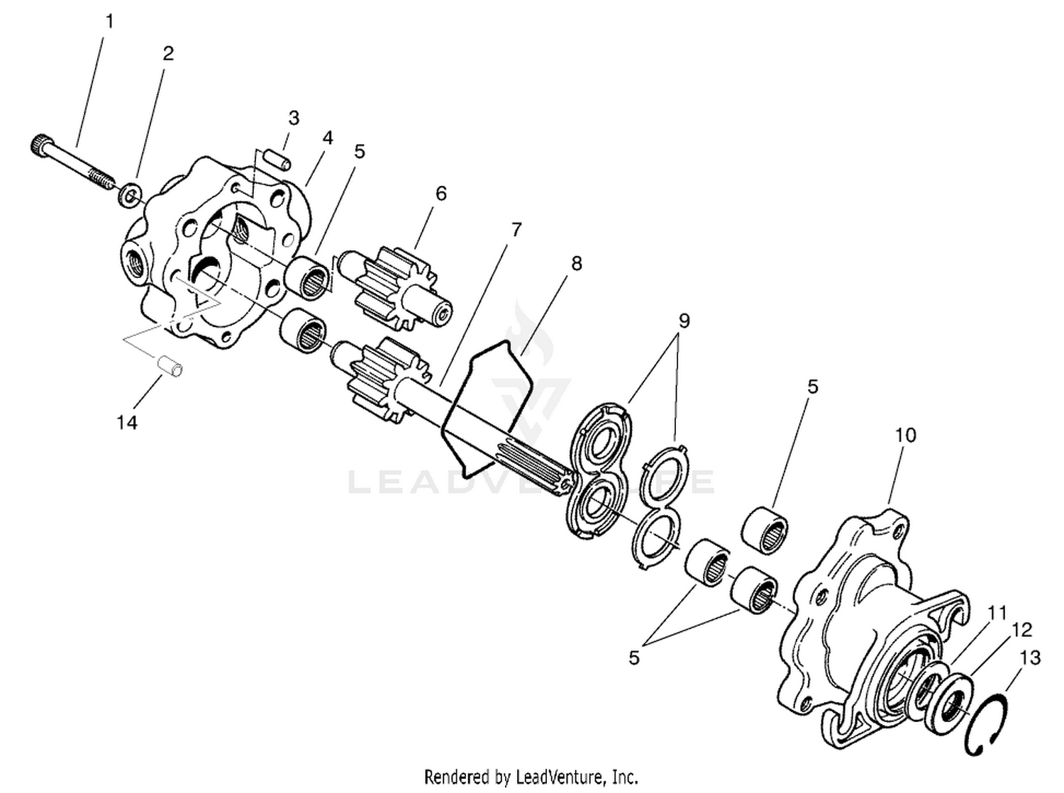 Reel Motor Asm No. 93-1375