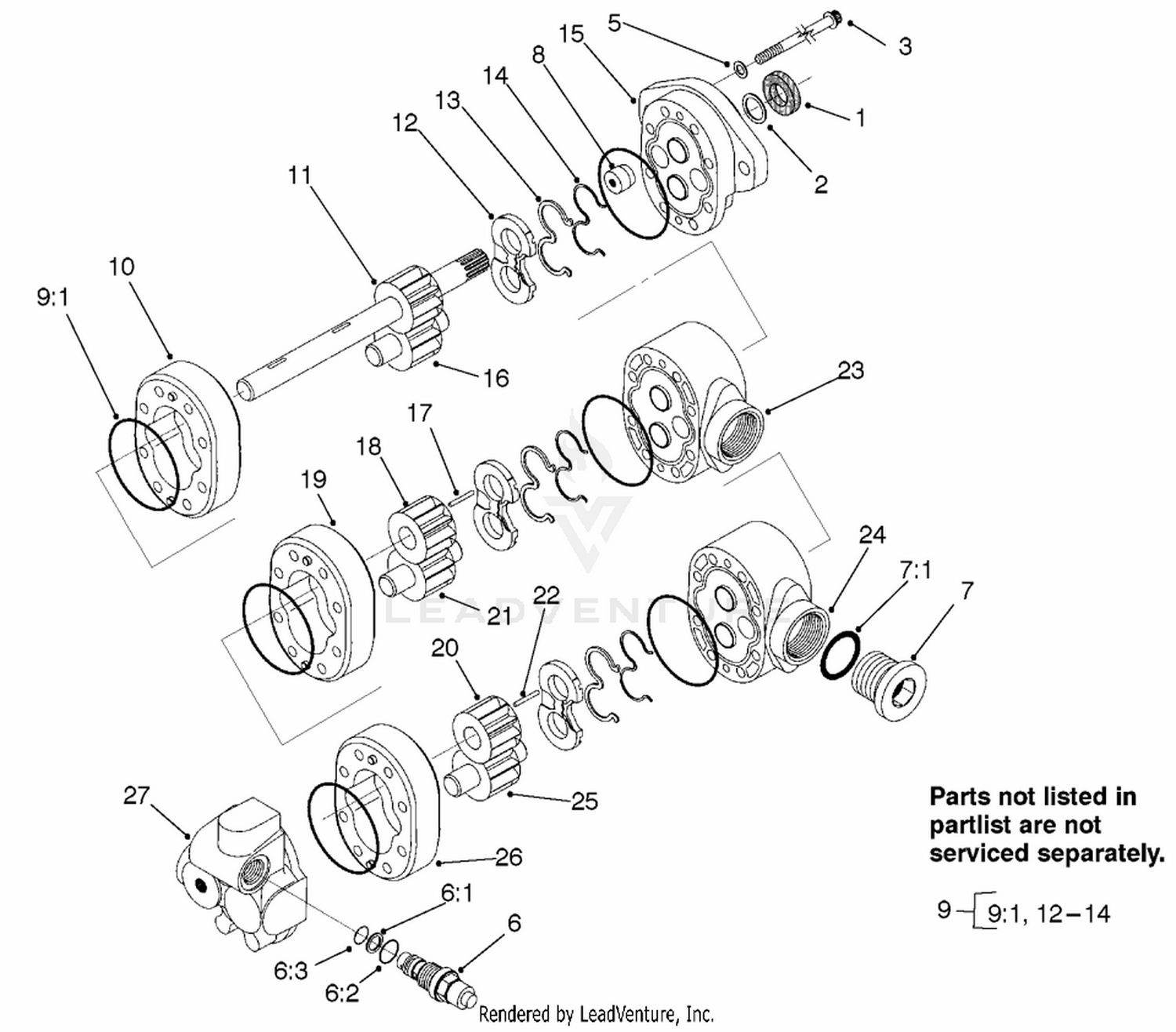 Gear Pump Assembly #94-3066