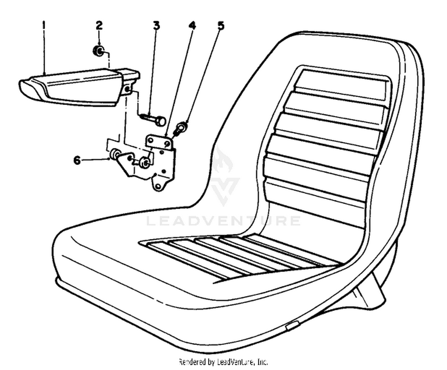 Armrest Kit Model No. 30707