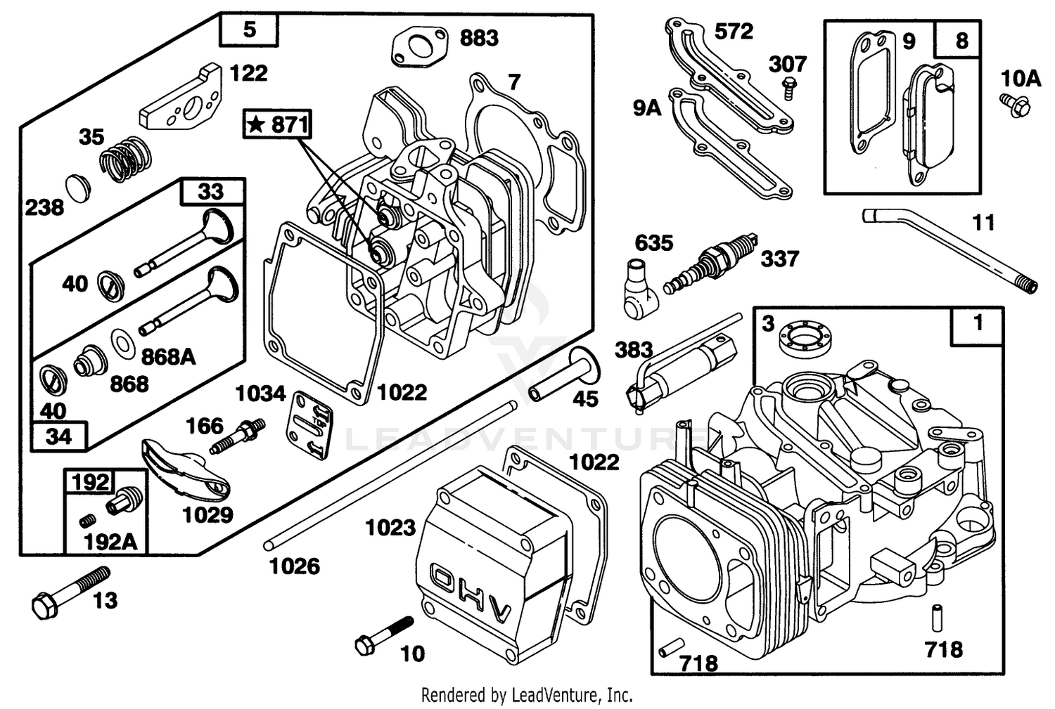 Engine Gts 150 Ohv