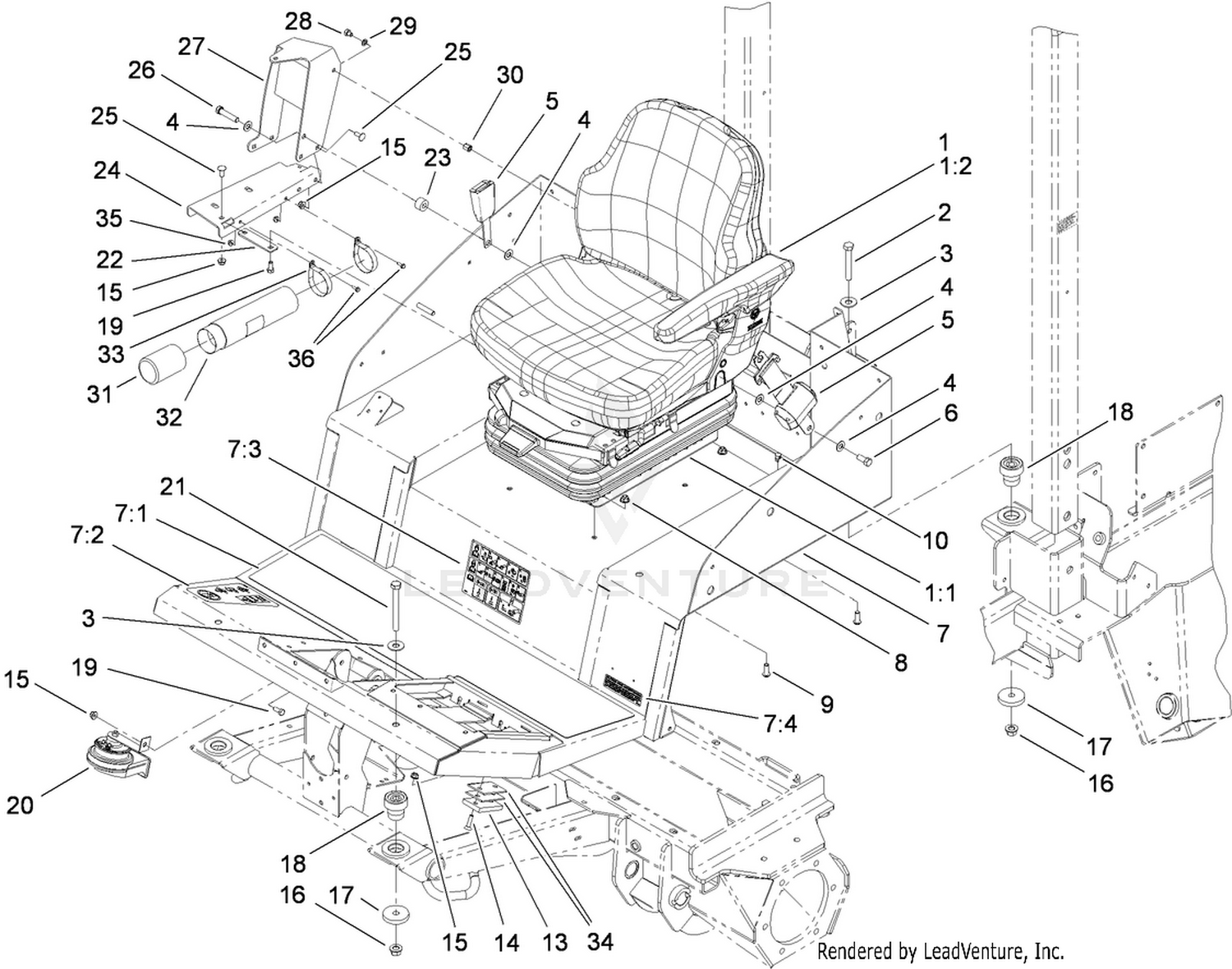 Seat and Platform Assembly
