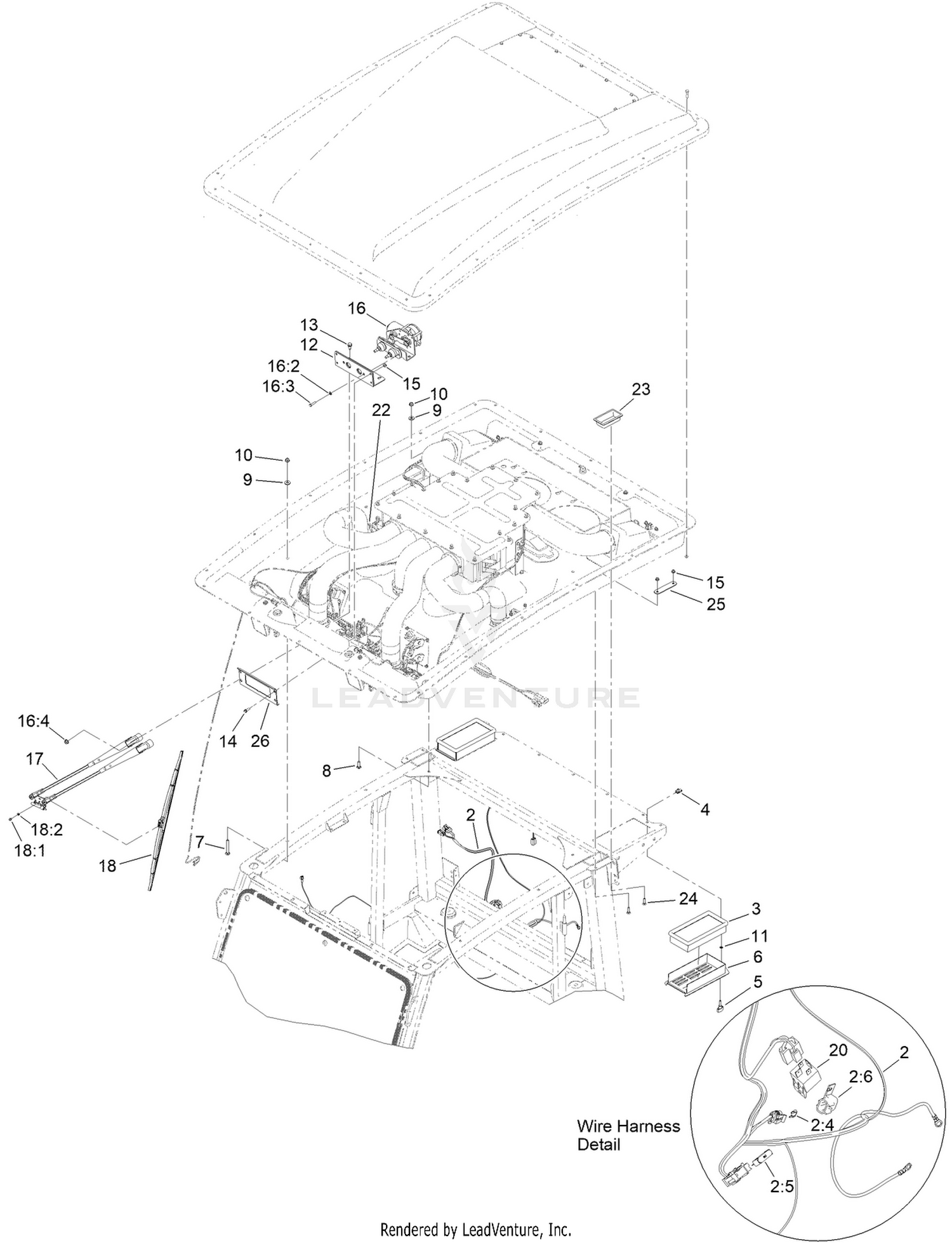 Windshield Wiper and Air Filter Assembly